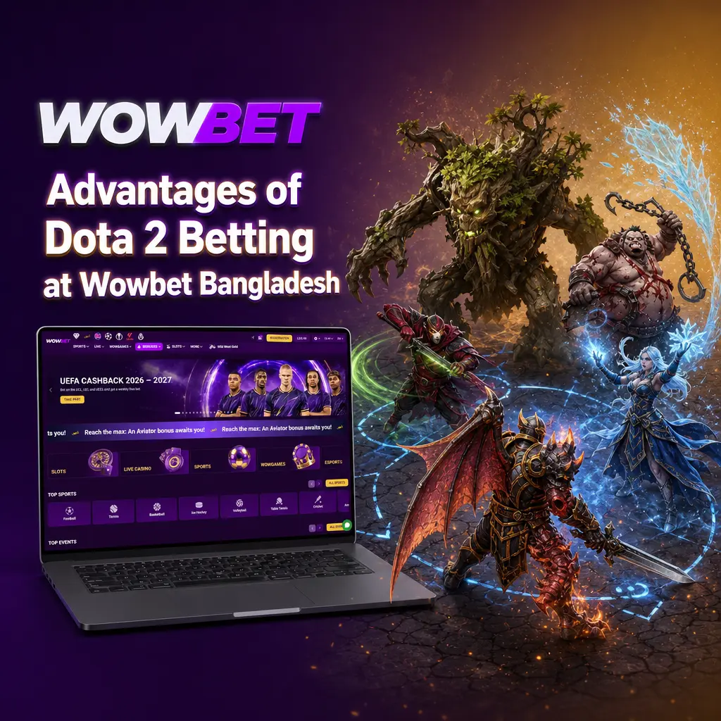 Wowbet Bangladesh Dota 2 betting benefits: bonuses, bKash/Nagad/Rocket payments, 24/7 support, and competitive odds