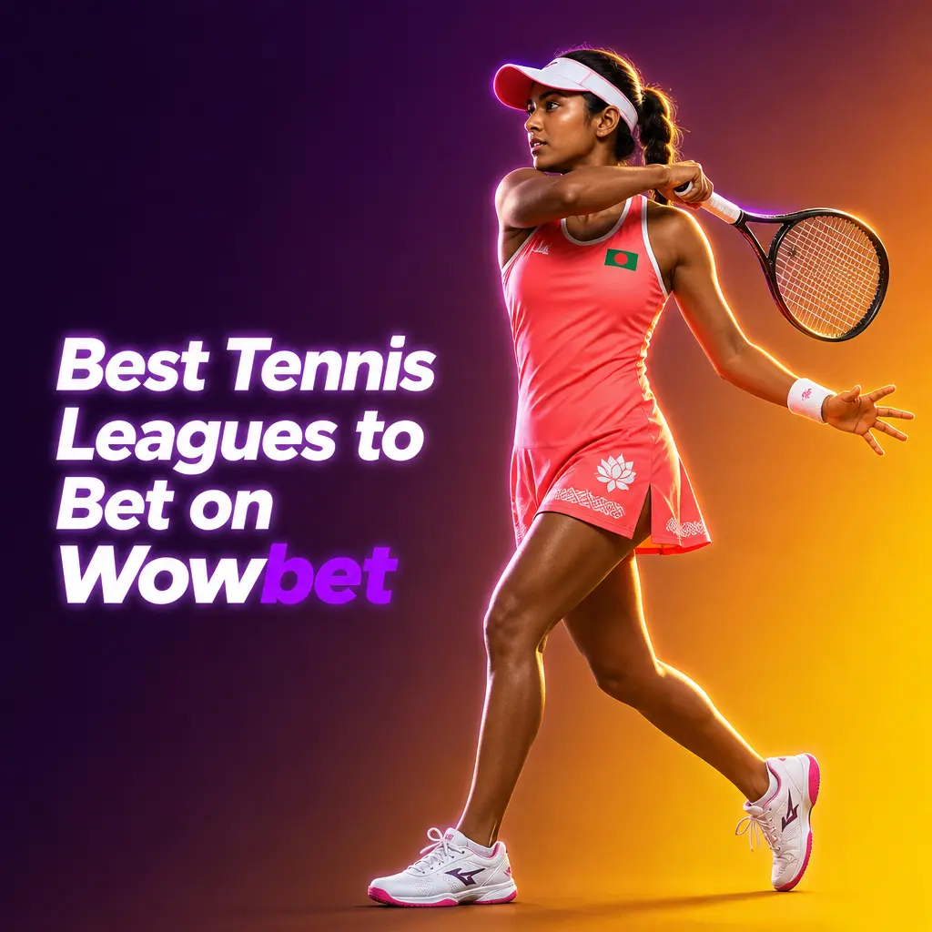 Best tennis leagues to bet on Wowbet, covering ATP, WTA, Grand Slams, Finals, and Davis Cup events