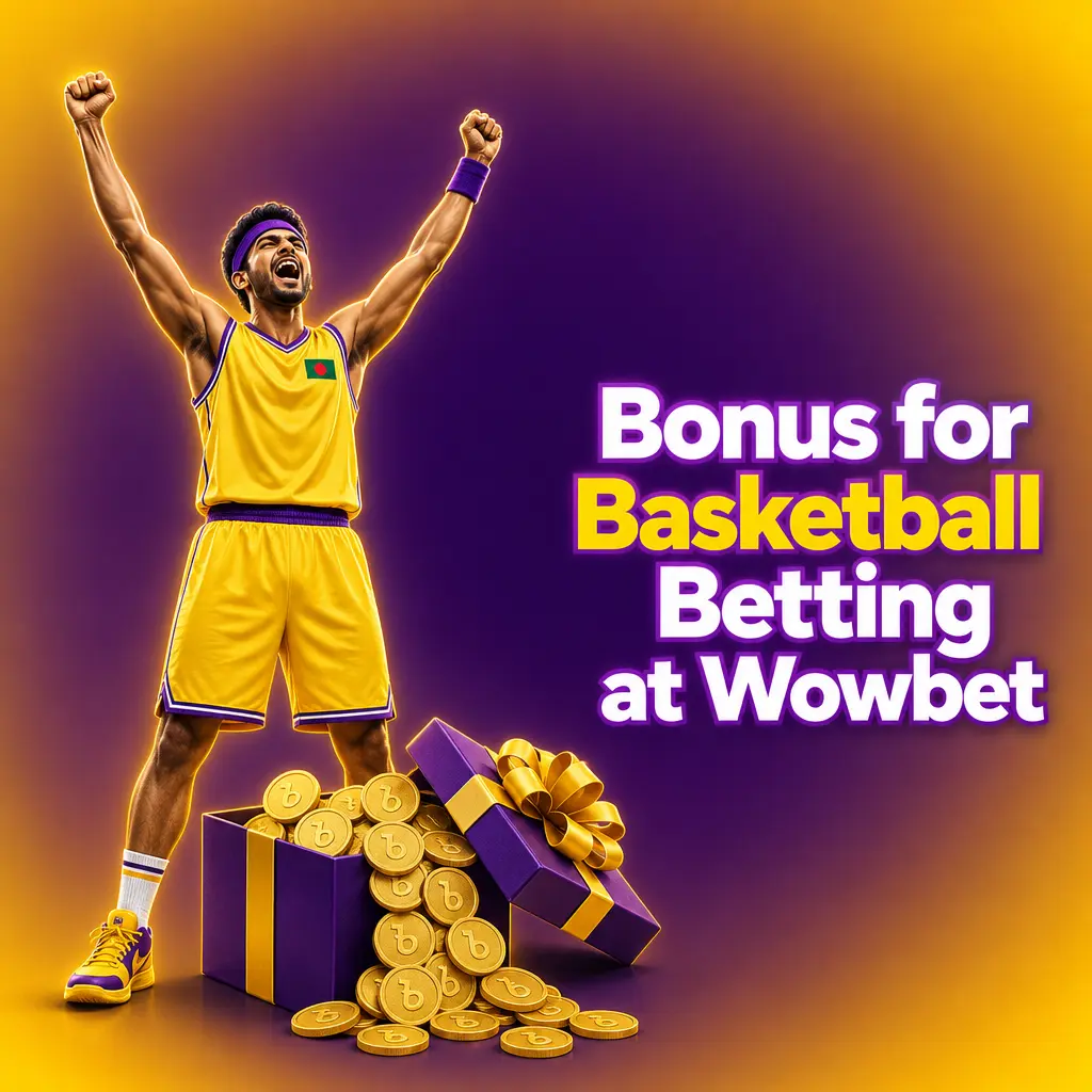 Wowbet basketball betting bonus: 100% welcome offer up to BDT 10,000 for NBA and EuroLeague accumulator wagers.