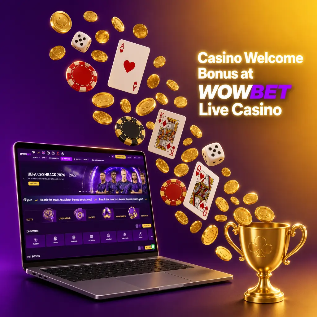 Wowbet Live Casino welcome bonus: 206,850 BDT plus 150 free spins for new players on first deposit