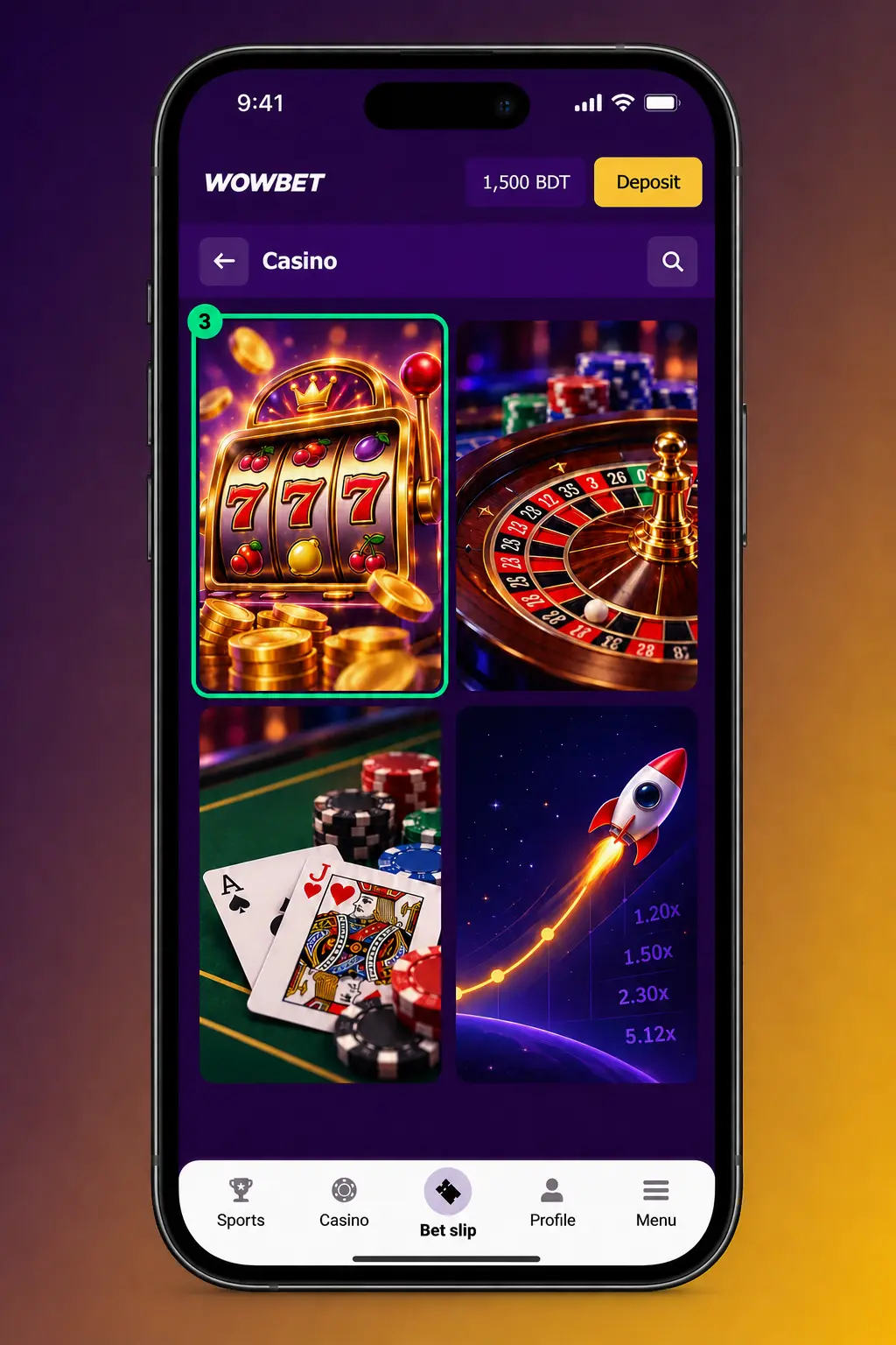 Step-by-step guide to sign up, deposit and join a live dealer table at Wowbet casino