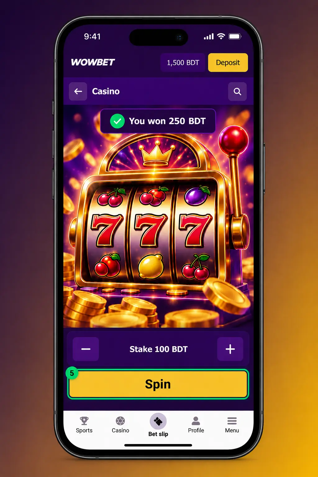 Step-by-step guide to sign up, deposit, and start playing live casino games at Wowbet