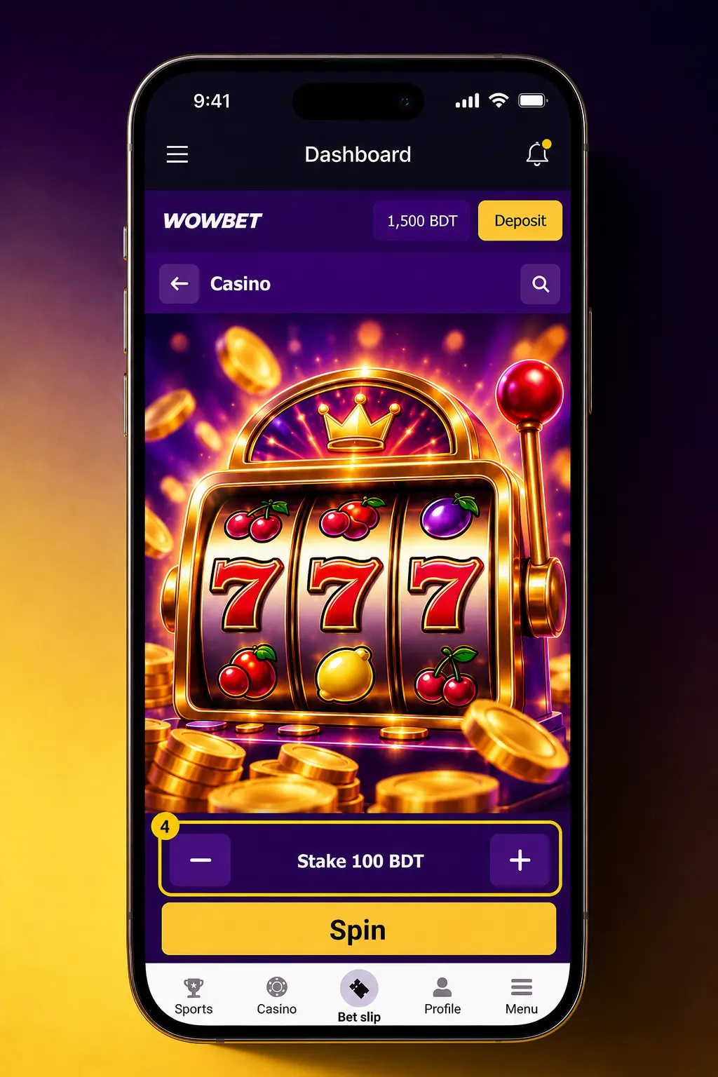 Step-by-step guide showing how to register, deposit, and play Aviator crash game at Wowbet