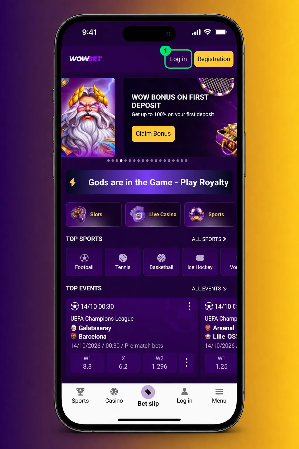 Step-by-step screenshot showing how to withdraw money from the Wowbet app using bKash, Nagad, cards, or crypto