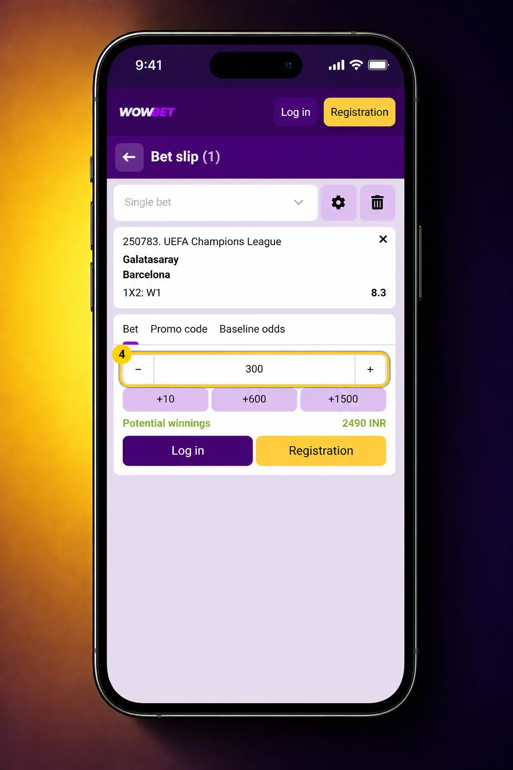 Step-by-step guide showing how to sign up, deposit, and place a football bet on Wowbet in Bangladesh.