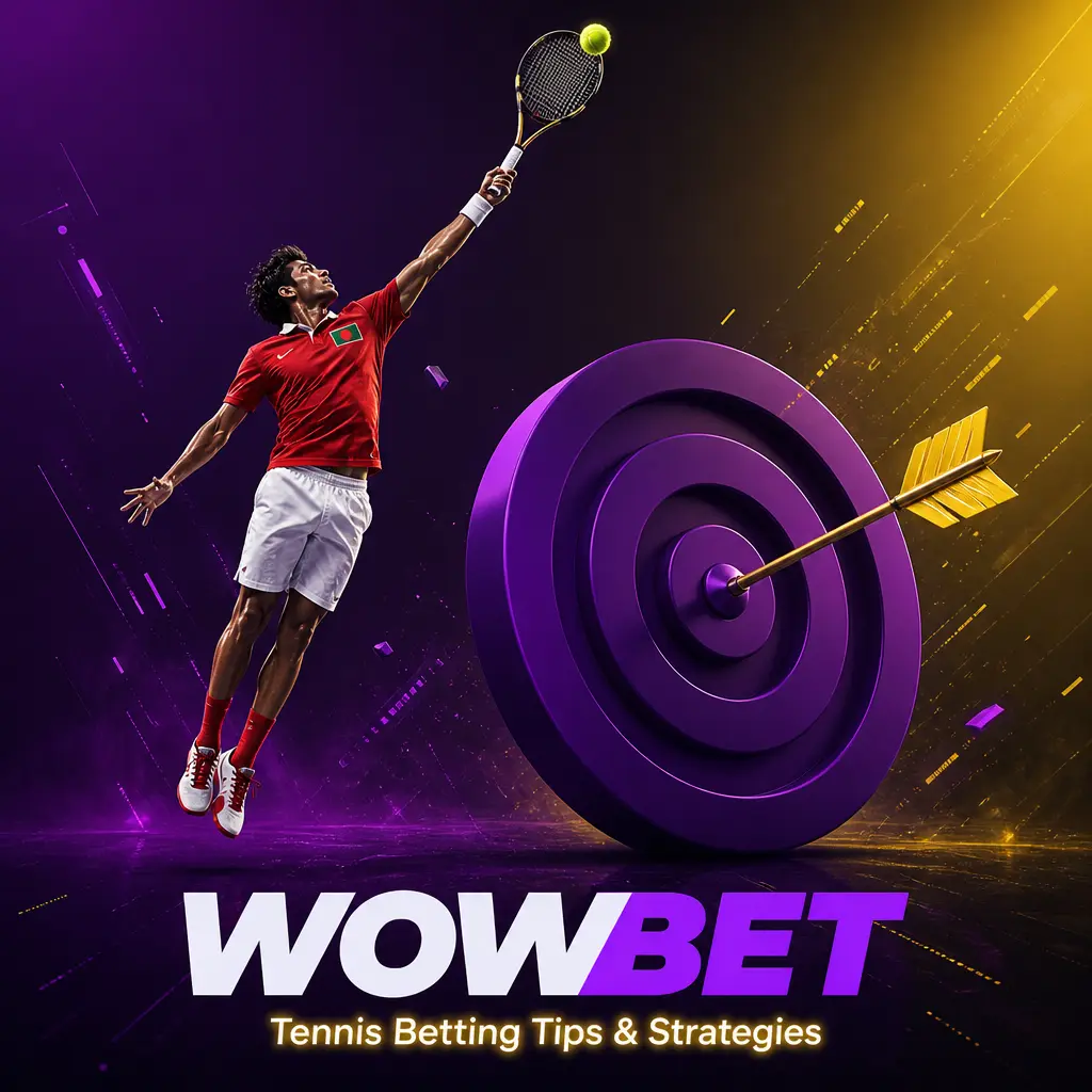 Tennis betting tips on Wowbet: match surface to player style, check form, track first sets, and analyze total games trends.
