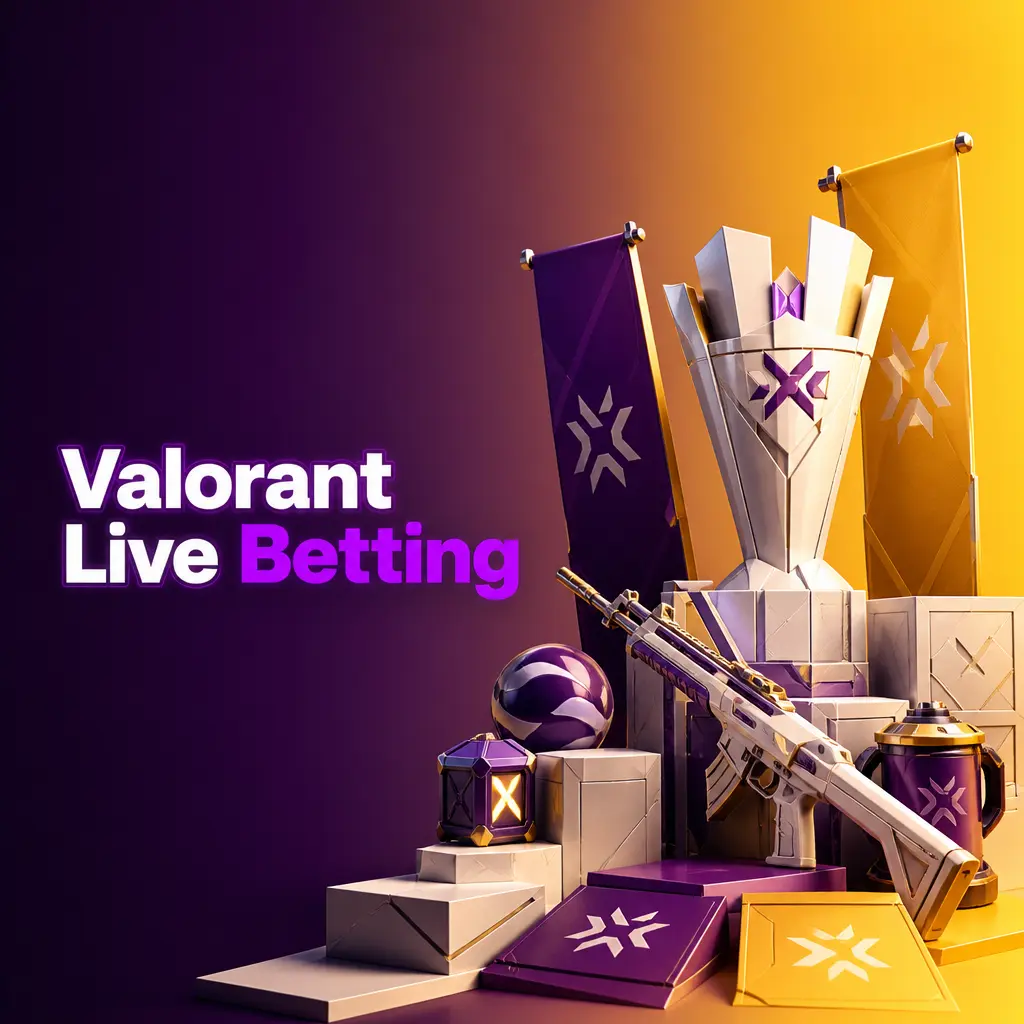 Valorant live betting on VCT Champions, Masters, regional leagues, and Challengers with real-time odds on Wowbet esports markets.